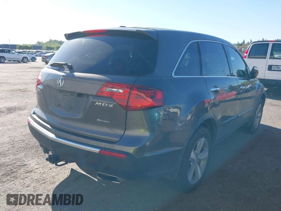 2012 Acura MDX Tech Pkg with VIN 2HNYD2H39CH520242, listed as a IAAI auction lot 42065248 with 268,848 mi miles. Bid and sale history available at carsss.com. Image 4.