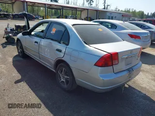 2001 Honda Civic LX with VIN 1HGES16501L014202, listed as a IAAI auction lot 42121901 with 1 mi miles. Bid and sale history available at carsss.com. Image 3.