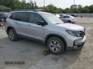 2022 Honda Passport TrailSport с VIN 5FNYF8H6XNB000430, выставлен на аукционе Copart как лот 57021055 с пробегом 96 503 миль миль и Списание • Salvage title. История ставок и продаж доступна на DreamBid. Изображение 4.