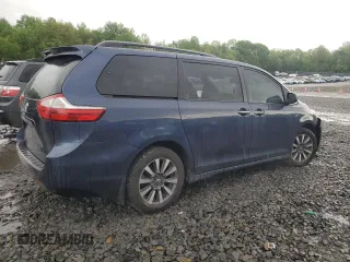 2018 Toyota Sienna XLE with VIN 5TDDZ3DC9JS196337, listed as a Copart auction lot 56890985 with 195,104 mi miles and Salvage title. Bid and sale history available at DreamBid. Image 3.
