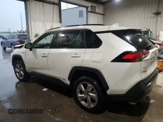 2021 Toyota RAV4 Hybrid LE with VIN 4T3B6RFV0MU050204, listed as a Copart auction lot 50768195 with 76,508 mi miles and Salvage Title. Bid and sale history available at carsss.com. Image 2.