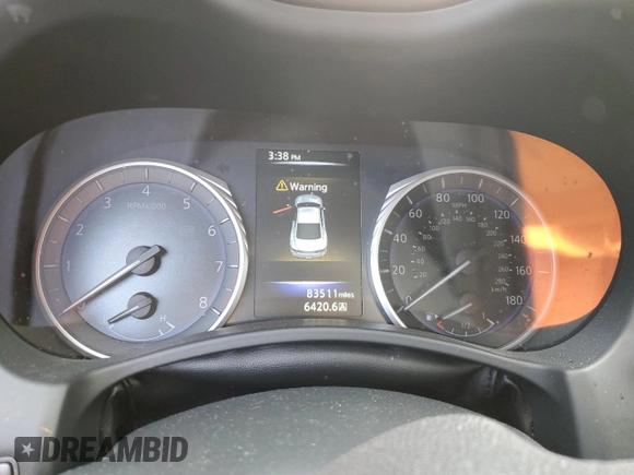 2017 Infiniti Q60 Premium with VIN JN1CV7EK2HM111111, listed as a Copart auction lot 44327985 with 83,511 mi miles and Salvage title. Bid and sale history available at DreamBid. Image 9.