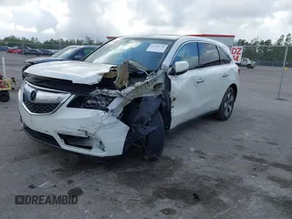 2016 Acura MDX with VIN 5FRYD3H24GB004738, listed as a IAAI auction lot 41571742 with 50,007 mi miles. Bid and sale history available at carsss.com. Image 12.