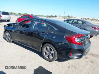 2020 Honda Civic Sedan LX with VIN 2HGFC2F65LH564964, listed as a IAAI auction lot 41845557 with 119,543 mi miles. Bid and sale history available at carsss.com. Image 3.