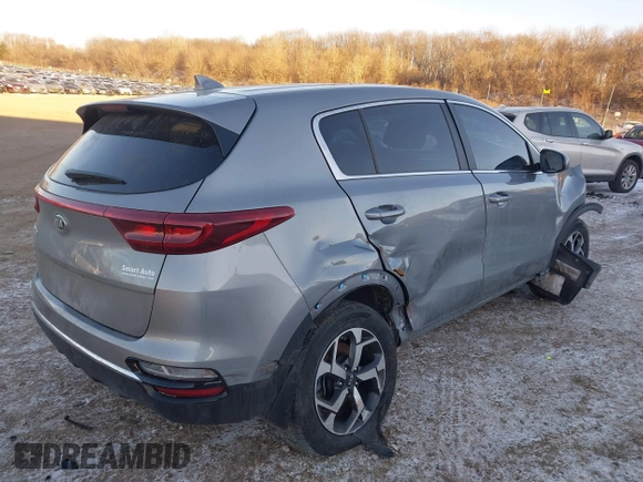 2021 Kia Sportage LX with VIN KNDPMCAC7M7942234, listed as a IAAI auction lot 41313686 with 48,454 mi miles and . Bid and sale history available at carsss.com. Image 4.