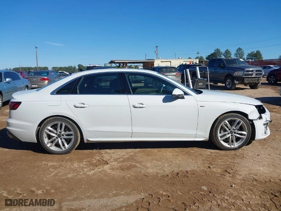 2024 Audi A4 Sedan S line Premium Plus with VIN WAUEAAF44RN005864, listed as a IAAI auction lot 41636214 with NaN miles. Bid and sale history available at carsss.com. Image 14.