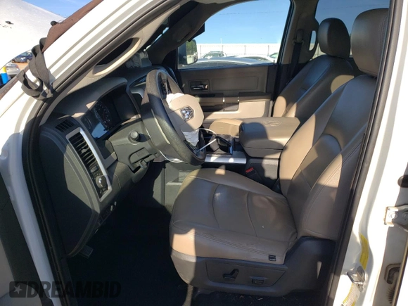 2012 Ram 2500 SLT with VIN 3C6UD5JLXCG102599, listed as a Copart auction lot 52907184 with Not provided miles and Salvage title. Bid and sale history available at DreamBid. Image 7.
