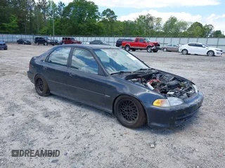 1992 Honda Civic DX z VIN 1HGEG8542NL032175, wystawiony jako IAAI lot #42187328 z przebiegiem 279 877 mil mil oraz . Historia ofert i sprzedaży dostępna na DreamBid. Obrazek 1.