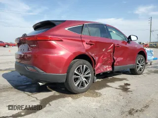 2021 Toyota Venza LE with VIN JTEAAAAH8MJ007902, listed as a Copart auction lot 52990125 with 55,100 mi miles and Salvage Title. Bid and sale history available at carsss.com. Image 3.