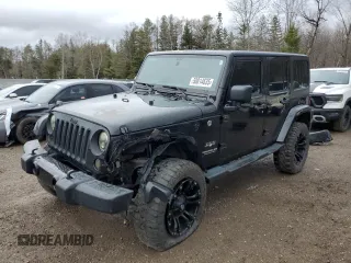 2016 Jeep Wrangler Unlimited Sahara with VIN 1C4BJWEG8GL225435, listed as a Copart auction lot 50814635 with 123,611 mi miles and Clean title. Bid and sale history available at DreamBid. Image 1.
