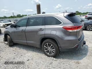 2018 Toyota Highlander SE with VIN 5TDKZRFH9JS545175, listed as a Copart auction lot 59377945 with 214,242 mi miles and Salvage title. Bid and sale history available at DreamBid. Image 2.
