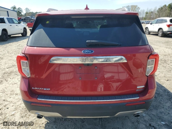 2020 Ford Explorer Limited with VIN 1FMSK7FH0LGA11712, listed as a Copart auction lot 50334395 with 103,121 mi miles and Salvage Title. Bid and sale history available at carsss.com. Image 6.