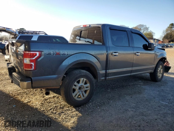 2020 Ford F-150 XL with VIN 1FTEW1E59LFB50432, listed as a Copart auction lot 49317235 with 220,726 mi miles and Salvage title. Bid and sale history available at DreamBid. Image 3.