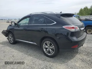 2013 Lexus RX 450h with VIN JTJBC1BAXD2444943, listed as a Copart auction lot 59564125 with Not provided miles and Salvage title. Bid and sale history available at DreamBid. Image 2.