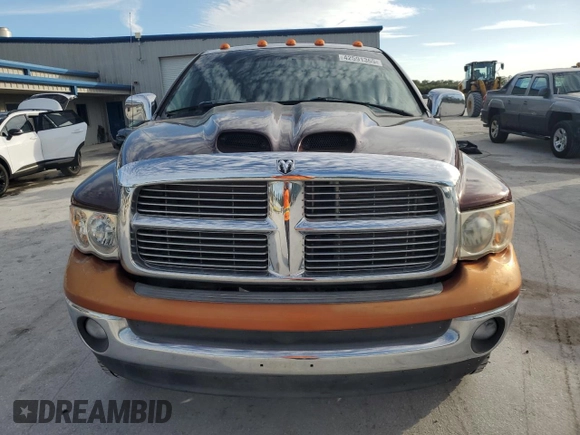 2005 Dodge 2500 SLT with VIN 3D7KS28D35G750040, listed as a Copart auction lot 42591365 with 105,523 mi miles and Salvage Title. Bid and sale history available at carsss.com. Image 5.