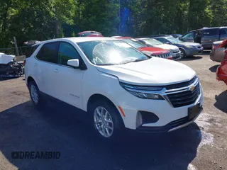 2024 Chevrolet Equinox LT z VIN 3GNAXKEGXRL256851, wystawiony jako IAAI lot #42331108 z przebiegiem 6 307 mil mil oraz . Historia ofert i sprzedaży dostępna na DreamBid. Obrazek 1.