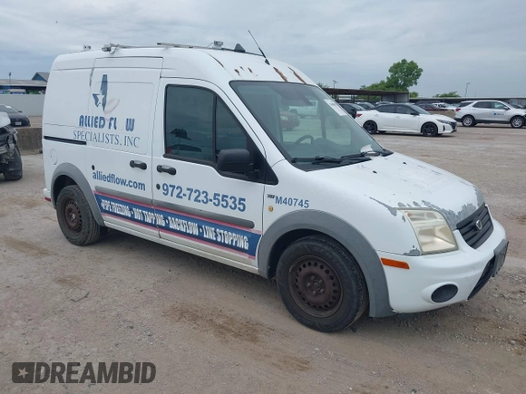 2013 Ford Transit Connect XLT with VIN NM0LS7BN4DT134858, listed as a IAAI auction lot 42608850 with 107,095 mi miles and . Bid and sale history available at DreamBid. Image 1.