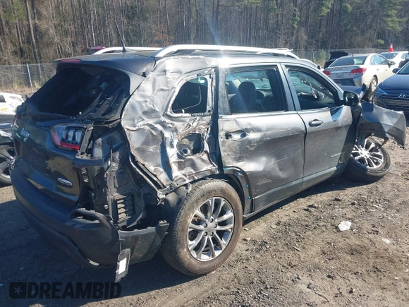 2019 Jeep Cherokee Latitude Plus with VIN 1C4PJMLB3KD424994, listed as a IAAI auction lot 41506691 with 87,912 mi miles and . Bid and sale history available at DreamBid. Image 4.