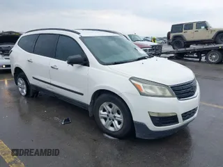 2013 Chevrolet Traverse LS with VIN 1GNKRFED3DJ133534, listed as a IAAI auction lot 40262614 with 138,311 mi miles. Bid and sale history available at carsss.com. Image 1.