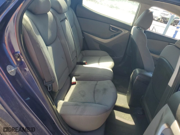 2012 Hyundai Elantra GLS with VIN 5NPDH4AEXCH096867, listed as a Copart auction lot 47478425 with 204,591 mi miles and Salvage Title. Bid and sale history available at carsss.com. Image 10.