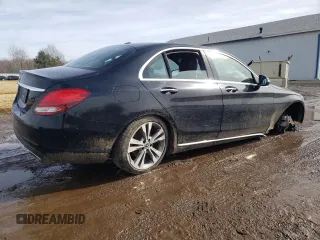 2018 Mercedes-Benz C 300 with VIN 55SWF4JB7JU257190, listed as a Copart auction lot 47238505 with 61,712 mi miles and Salvage title. Bid and sale history available at DreamBid. Image 3.