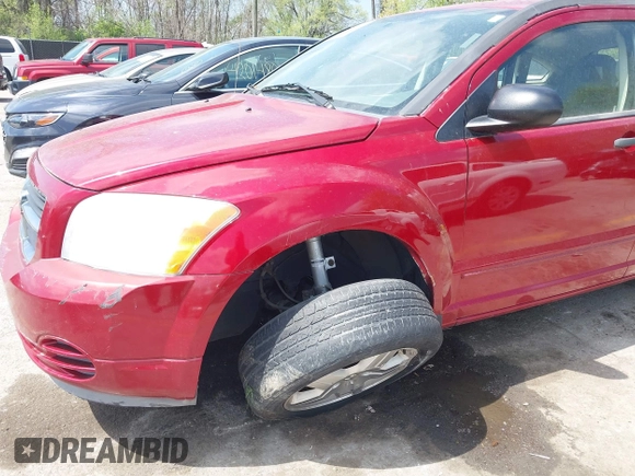 2007 Dodge Caliber SXT with VIN 1B3HB48B87D558516, listed as a IAAI auction lot 42004401 with 217,733 mi miles and . Bid and sale history available at DreamBid. Image 6.