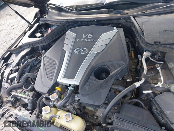 2018 Infiniti Q50 Sport z VIN JN1EV7AP9JM365995, wystawiony jako IAAI lot #41685674 z przebiegiem 140 288 mil mil oraz . Historia ofert i sprzedaży dostępna na DreamBid. Obrazek 10.