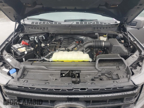 2023 Ford F-150 XL with VIN 1FTFW1E58PFC45266, listed as a Copart auction lot 46673095 with 9,422 mi miles and Salvage Title. Bid and sale history available at carsss.com. Image 11.