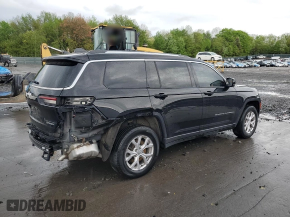 2022 Jeep Grand Cherokee Limited z VIN 1C4RJKBG5N8578842, wystawiony jako Copart lot #55616725 z przebiegiem 54 007 mil mil oraz Szkoda całkowita • Salvage title. Historia ofert i sprzedaży dostępna na DreamBid. Obrazek 3.