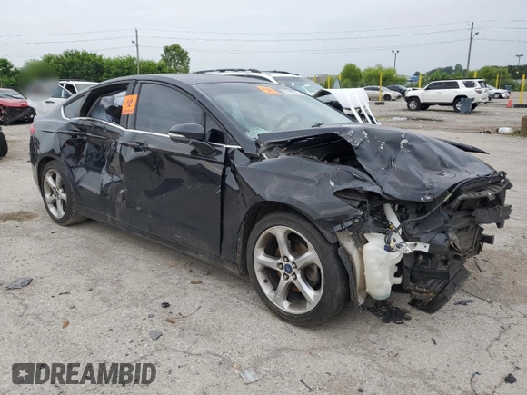 2013 Ford Fusion SE with VIN 3FA6P0HR0DR358543, listed as a Copart auction lot 60919215 with Not provided miles and Salvage title. Bid and sale history available at DreamBid. Image 4.