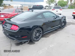 2022 Ford Mustang EcoBoost with VIN 1FA6P8THXN5145312, listed as a IAAI auction lot 42075186 with 28,233 mi miles and . Bid and sale history available at DreamBid. Image 4.