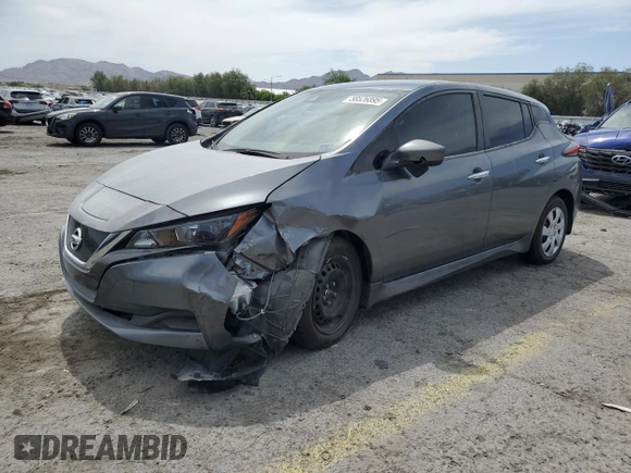 2022 Nissan LEAF S with VIN 1N4AZ1BV2NC556279, listed as a Copart auction lot 58526895 with 41,621 mi miles and Salvage title. Bid and sale history available at DreamBid. Image 1.