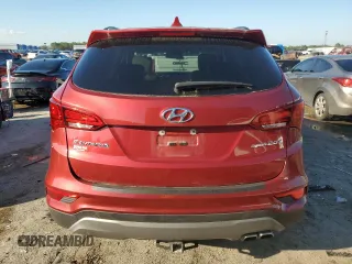2017 Hyundai Santa Fe Sport 2.0T with VIN 5XYZU4LA9HG425911, listed as a Copart auction lot 46629355 with 127,546 mi miles and Clean Title. Bid and sale history available at carsss.com. Image 6.