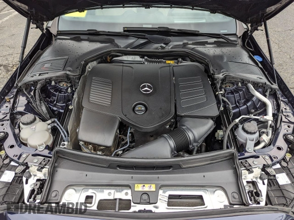 2022 Mercedes-Benz C 300 with VIN W1KAF4HB8NR047902, listed as a Copart auction lot 44845005 with 57,538 mi miles and Clean Title. Bid and sale history available at DreamBid. Image 7.