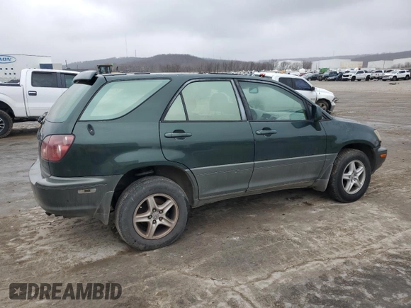 1999 Lexus RX 300 Luxury SUV with VIN JT6HF10U6X0088127, listed as a Copart auction lot 43950965 with 189,607 mi miles and Salvage Title. Bid and sale history available at carsss.com. Image 3.