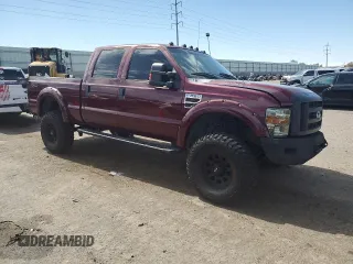 2008 Ford F-250 XL with VIN 1FTSW21R18EB49340, listed as a Copart auction lot 62421085 with 144,296 mi miles and Salvage title. Bid and sale history available at DreamBid. Image 4.