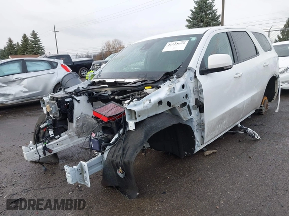 2022 Dodge Durango GT Plus with VIN 1C4RDJDG0NC215571, listed as a IAAI auction lot 41211078 with Not provided miles and . Bid and sale history available at DreamBid. Image 6.