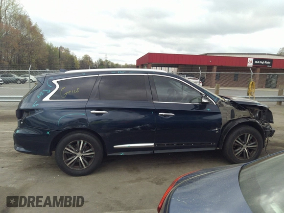 2016 Infiniti QX60 with VIN 5N1AL0MM0GC506599, listed as a IAAI auction lot 41921886 with 113,821 mi miles. Bid and sale history available at carsss.com. Image 14.