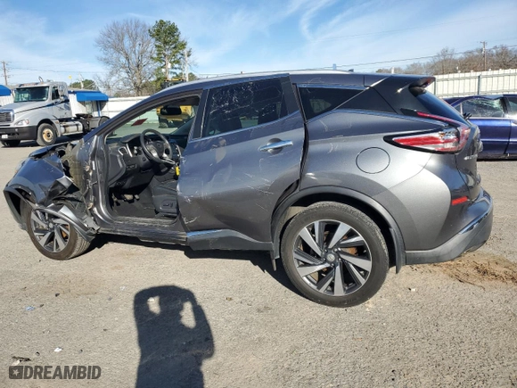 2015 Nissan Murano Platinum with VIN 5N1AZ2MG4FN268828, listed as a Copart auction lot 47925825 with 91,109 mi miles and Salvage Title. Bid and sale history available at carsss.com. Image 2.