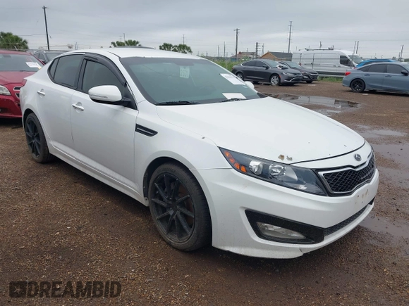2012 Kia Optima SX with VIN 5XXGR4A63CG065071, listed as a IAAI auction lot 42161517 with 134,615 mi miles and . Bid and sale history available at carsss.com. Image 1.
