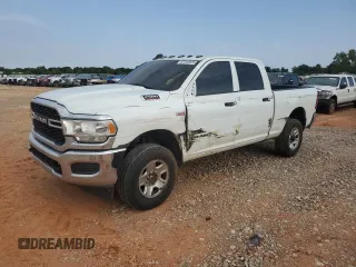 2022 Ram 2500 Tradesman with VIN 3C6UR5CJ7NG277845, listed as a Copart auction lot 57243975 with 131,537 mi miles and Salvage title. Bid and sale history available at DreamBid. Image 1.
