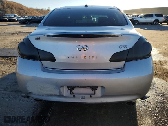 2008 Infiniti G35 with VIN JNKBV61E08M210978, listed as a Copart auction lot 83411904 with 153,687 mi miles and Salvage Title. Bid and sale history available at DreamBid. Image 6.