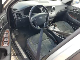 2009 Hyundai Genesis with VIN KMHGC46E79U043624, listed as a Copart auction lot 73968914 with 0 mi miles and Salvage Title. Bid and sale history available at carsss.com. Image 8.