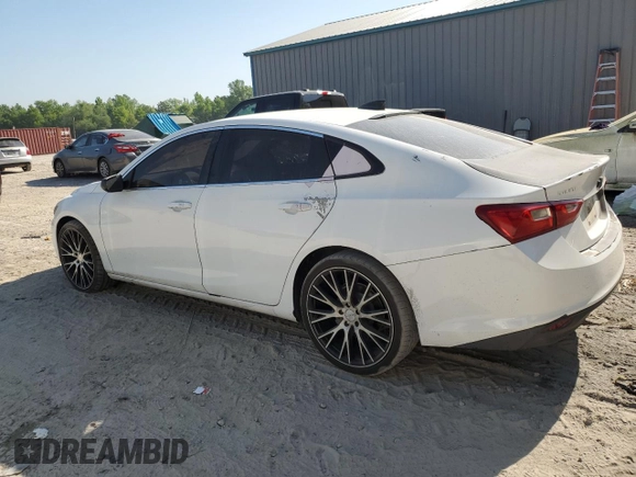 2016 Chevrolet Malibu LS with VIN 1G1ZB5ST0GF348810, listed as a Copart auction lot 52952965 with 106,050 mi miles and Salvage Title. Bid and sale history available at DreamBid. Image 2.