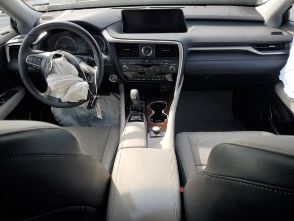 2017 Lexus RX with VIN 2T2BZMCA3HC127316, listed as a Copart auction lot 49983374 with 0 mi miles and Salvage Title. Bid and sale history available at carsss.com. Image 8.