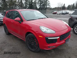 2016 Porsche Cayenne GTS z VIN WP1AD2A28GLA70941, wystawiony jako IAAI lot #41615170 z przebiegiem 97 790 mil mil oraz . Historia ofert i sprzedaży dostępna na DreamBid. Obrazek 1.