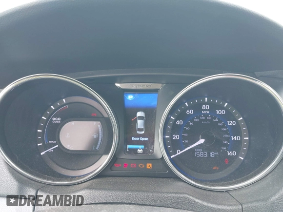 2013 Hyundai Sonata with VIN KMHEC4A43DA076815, listed as a IAAI auction lot 42164710 with 158,318 mi miles and . Bid and sale history available at carsss.com. Image 7.