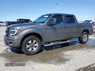 2014 Ford F-150 XL with VIN 1FTEW1CM6EFC96798, listed as a Copart auction lot 50636695 with 257,540 mi miles and Salvage Title. Bid and sale history available at carsss.com. Image 1.
