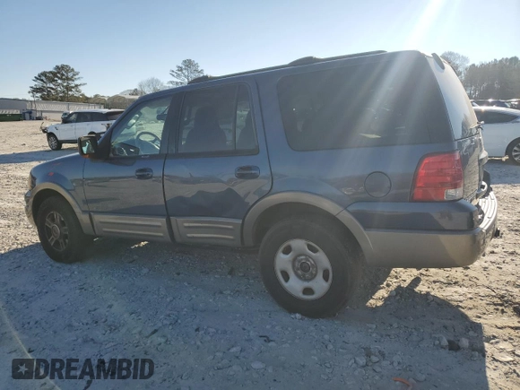 2003 Ford Expedition Eddie Bauer with VIN 1FMEU17W63LC31493, listed as a Copart auction lot 87540425 with 183,851 mi miles and Salvage Title. Bid and sale history available at carsss.com. Image 2.