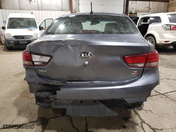 2020 Kia Rio S with VIN 3KPA24AD9LE284442, listed as a Copart auction lot 44380315 with 54,208 mi miles and Salvage Title. Bid and sale history available at carsss.com. Image 6.